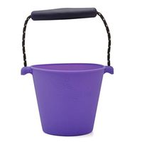 Beach Toys Bucket Foldable Silicone Pail Collapsible Sand Buckets Shower Bath Pour Bucket Hand-held Barrel