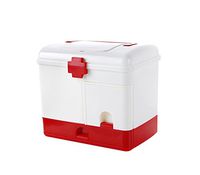 [RED] Creative Portable First Aid Kit Travel Medical Box, 8.7"x5.5"x8"