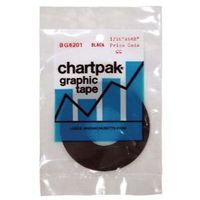 6 Pack GLOSS TAPE BLACK 1/16 x 648" Drafting, Engineering, Art (General Catalog)