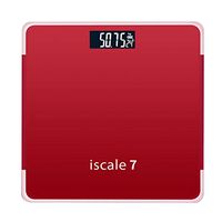 Cuiedailqhb 180kg Accurate Electronic Weight Tempered Glass Home Bathroom Floor Body Scale - Red