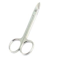 LAJA IMPORTS BEEBEE Crown Scissor, Straight, 1 Side Serrated, 10.5CM/4.25"