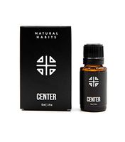 Natural Habits Oils Center Essential Oil Blend - Enhances Relaxation - Natural Aromatherapy Essential Oil - Diffuser and Bath Use - Perfect for Mental Clarity and Tension Relief - 15 ml - MSRP $56.00
