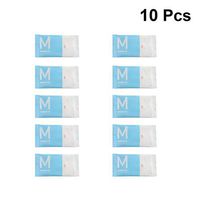 HEALLILY 10 Packs Disposable Prep Pads Esthetic Wipes 75% Pads Non Woven Surgical Alcohol Wipes Swabs Makeup Facial Wipes for First Aid Wound Care Home Travel