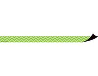 Teacher Created Resources Lime Chevron Magnetic Strips (77138)