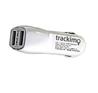 Trackimo Dual USB Car Lighter Charger Adapter with 3A Heavy Duty Output