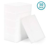 LTWHOME Jumbo Magic Cleaning Eraser Sponge Melamine Foam 4.35 x 2.72"x 1.18"(Pack of 50)