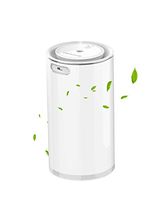 Humidifier, BlitzWolf 400ml Touch Control Ultrasonic Cool Mist Humidifier, USB Air Purifier Mist Diffuser With Stepless Dimming LED Light & 10 Hours Working Time for Bedroom, Home, Office, Yoga(White)