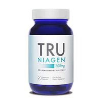 TRU NIAGEN Nicotinamide Riboside NAD Booster for Cellular Repair & Energy (NSF Certified for Sport) - 300mg Vegetarian Capsules, 300mg Per Serving - 90 Day Bottle