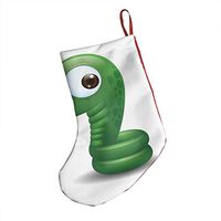 Christmas Decorations Stockings 18" Cute Snake Cartoon Trendy Big Xmas Socks for Home Decor
