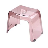 RenShiMinShop Bathroom Stool Shower Plastic Stool Bathroom Shower Room Environmentally Friendly Non-Slip Shower Stool Change Shoe Bench Bathroom Stool (Color : Purple)