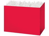 Solid Color Basket Boxes - Large_Solid Red Basket Boxes 10-1/4x6x7-1/2" - (2 Packs; 6 Boxes Per Pack) - Wraps-REDL