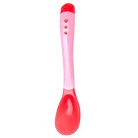 Elevin(TM) 👍👍 Baby Safe Temperature Sensor Baby Silicone Spoon Children TablewarePK