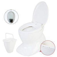XIHAA Mobile Toilet Anti-Skid Pregnant Women Toilet Elderly Portable Patient Adult Commode,Elderly Pregnant Women Mobile Adult Household Portable Commode,B