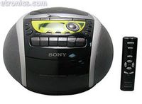 Sony CFD-E90 Psyc CD Radio Cassette Recorder Boombox (Black)