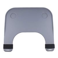 Bonarty Wheelchair Lap Tray Table with 2 Cup Holders,Universal Trays Desk Fit for Manual Powered or Electric Wheelchairs 22.8 x 20.9 x 1.2 inch