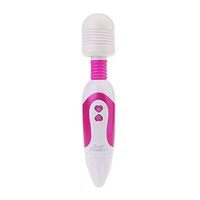 watersouprty Womens 30 Frequency Powerful V-Î-Brâtor Cool Pro-Stâ'Te Mâ'?-?Age Tool (White-Tapered Tip)