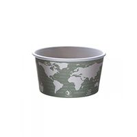 Eco-Products EPBSC12WA World Art Renewable & Compostable Food Container - 12oz, 25 per Pack (Case of 20 Packs)