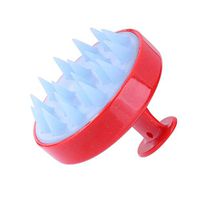 The Original- Siliscrub Silicone Shampoo Brush Hair Scalp Massager Brush,Scalp Massage Slimming Soft Brush Head Body Massage (RED)