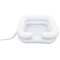 PVC Inflatable Hair Washing Basin，Washing Basin in Bed,Essential for Caring for The Elderly and Patients，Safety and Easy to Use.