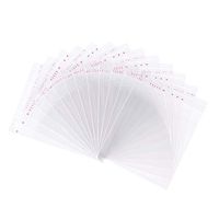 Pandahall 1000pcs 3.15x2.95inch OPP Cellophane Rectangle Resealable Transparent Clear Plastic Poly Bags Self Adhesive Seal Closure Bakery Candy Soap Cookie Jelly Chocolate Package 75x80mm