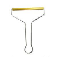 Lint Remover for Clothes, Sweater Shaver Fabric Fuzz Remover Comb for Wool Cashmere Ball Pill Bobble Pet Hair, Copper Lint Rollers Clean Tool (Copper and Sliver)