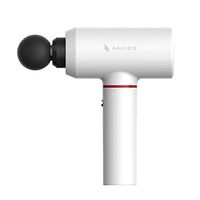 AAKIES Massage Gun, Professional Deep Tissue Massager for Muscle Pain Relief and Enhanced Recovery for Athletes, 4 Speed Powerful Massage Device with Portable Bag (White)