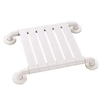 Bath Stool Bathroom Chairs Seat Shower Stool Bathing Non-Slip Wall Chair Change Shoe Bench Shower Backrest with Stainless Steel Frame and High Antibacterial Nylon Outer Tube