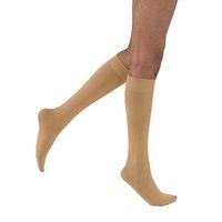 JOBST Opaque SoftFit 15-20 mmHg Closed Toe Knee High Compression Stocking, Honey, Large