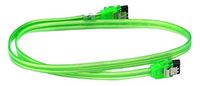 5 Pack, 36 inch SATA 6Gbps Cable w/Locking Latch UV Green, CNE534466