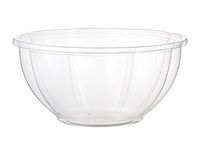 World Centric's 100% Biodegradable, 100% Compostable 32 Ounce Clear PLA Salad Bowl (Case of 600)