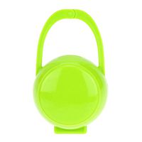 Healifty Baby Pacifier Box Portable Baby Pacifier Nipple Shield Finger Playing Box Holder Case Storage for Boys Girls Travel (Green)