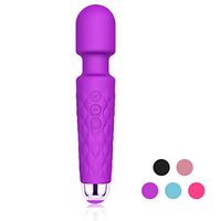 Waterproof Wand Massager Cordless 8 Powerful Speeds 20 Vibration Modes Handheld Mute Rechargeable Personal Mini for Neck Shoulder Back Body Relieves Muscle Tension …