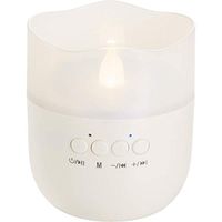 Candle Light Bluetooth Speaker - White - 12 Quantity - $19.77 Each - Customizable