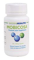 Mobicosa® Premium Pain Relief Joint Supplement - All Natural New Zealand Green Lipped Mussel With Inflammation Fighting Omega 3 - Essential Fatty Acid Support Healthy Joint and Mobility, 80 CAP 500 mg