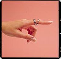 Murphy Ring Splints Stainless Steel, Ring Size: 4, Circ. of joint: 4.7cm - Model A52550