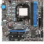 MSI 785GM-E51 785G AM3 MAX-16GB MATX PCIE16 PCIE 2PCI