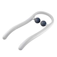Cervical Massager Home Magnetic Massage Cervical Massager Neck Massager Manual Clip Neck Light Gray