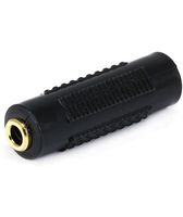 FYL Stereo 3.5mm 1/8" Aux Female to Female F/F Jack Audio Coupler Adapter Gold Plate