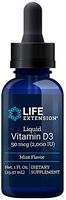 Life Extension Liquid Vitamin D3 2000 Iu, Mint, 1 Fluid Ounce (02232)