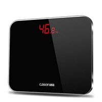 WskLinft Body Fat Scale, Electronic Weight Home Floor Tempered Glass LED Display Bathroom Body Scale Gift Black