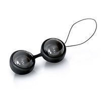 LELO Luna Beads Noir, Luxury Ben Wa Balls, Matte Black - Kegel Exercise Balls to Tone and Enhance Pelvic Floor Strength