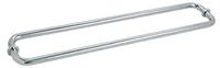 CRL 30" Satin Chrome (BM Series) Back-to-Back Tubular Handle with Metal Washers