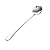 Long Handle Stainless Steel Tea Coffee Spoon Cocktail Stir Spoons Ice Cream Soup Spoons Cutlery (1)