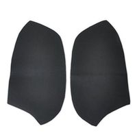 WYQ 2PCs Leather Front Door Panels Armrest Covers for Honda Accord 2008-2012 Black