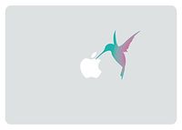 D500 Hummingbird Apple Macbook (11 inch Air/Retina) Laptop Vinyl Decal Skin Sticker