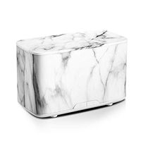 Essential Oil Diffuser Marble White, 300ml Aromatherapy Diffusers for Essential Oils with 2 Mist Outputs, Ultrasonic Cool Mist Humidifier for Large Room, Living Room, Mother's Day Gift Idea