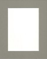 20x24 Ocean Grey Picture Mats with White Core Bevel Cut for 16x20 Pictures