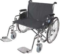 Sentra EC Heavy Duty Extra Wide Wheelchair with Various Arm Styles Arms , Seat Size: 28“ Ar