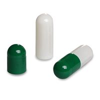CapsulCN. Empty Gel Caps Empty Gelatin Capsules, 10,000pcs, Size 00,Green and White,Separated