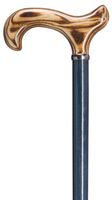 Men Derby Cane Denim Blue Maple Shaft Chestnut Handle  -Affordable Gift! Item #DHAR-9764600